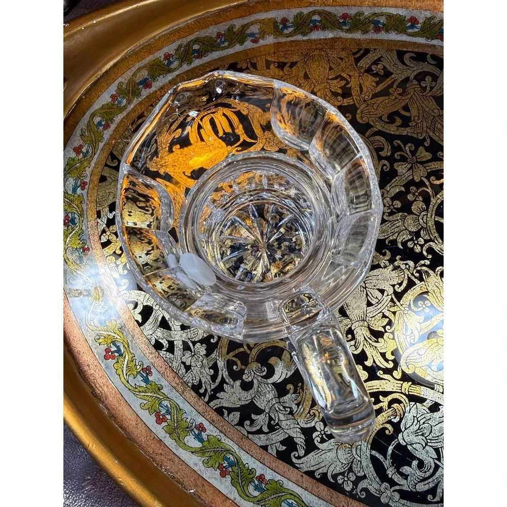 Vintage‎ Neiman Marcus Lead Crystal Creamer Pitcher